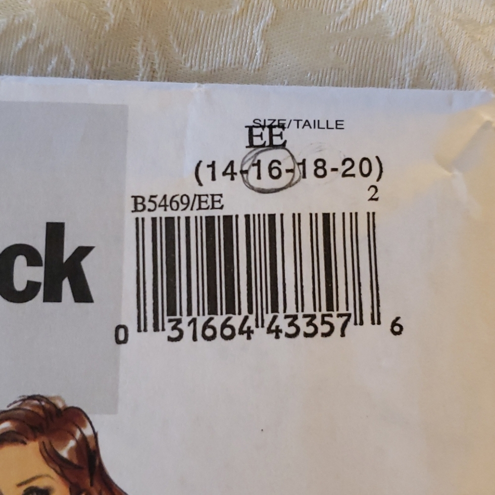B5469 Butterick Pattern - Picture 2 of 3